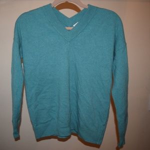 Nordstrom Signature - 100% Cashmere Blue Sweater
